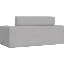 Niños vidaXL Mobiliario Para Bebés Y Niños Pequeños-Sofá cama de niños 2 plazas felpa suave