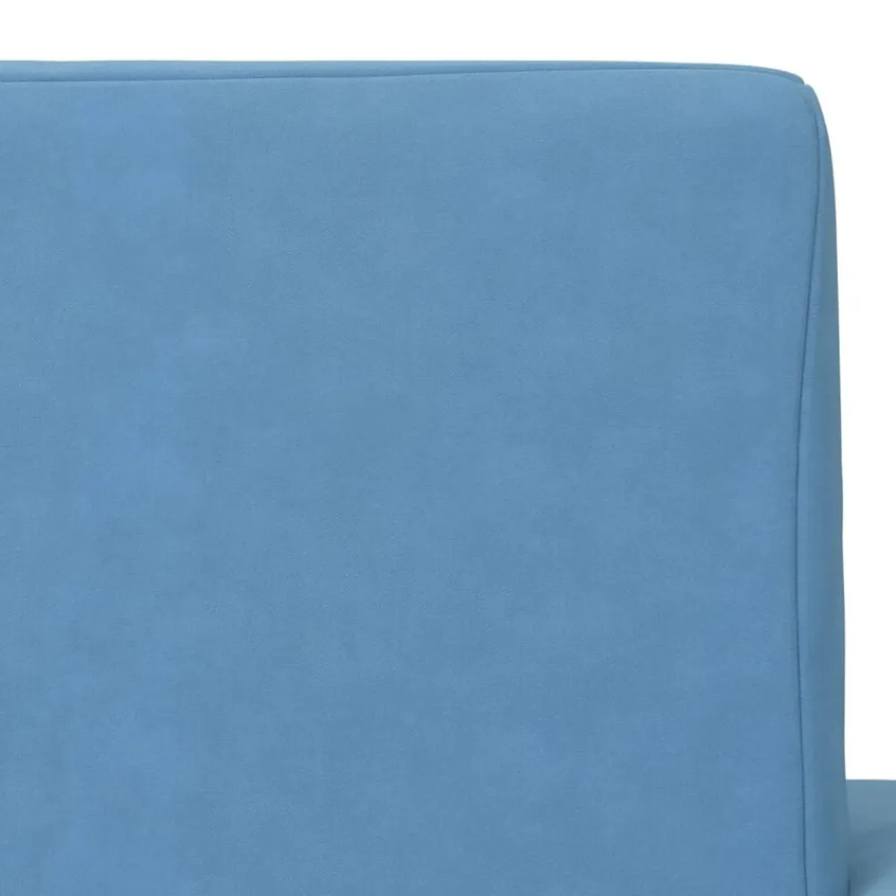 Niños vidaXL Mobiliario Para Bebés Y Niños Pequeños-Sofá cama de niños 2 plazas felpa suave