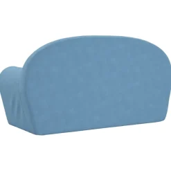 Niños vidaXL Mobiliario Para Bebés Y Niños Pequeños-Sofá cama de niños 2 plazas felpa suave
