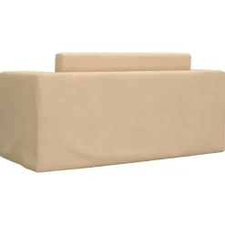 Niños vidaXL Mobiliario Para Bebés Y Niños Pequeños-Sofá cama de niños 2 plazas felpa suave