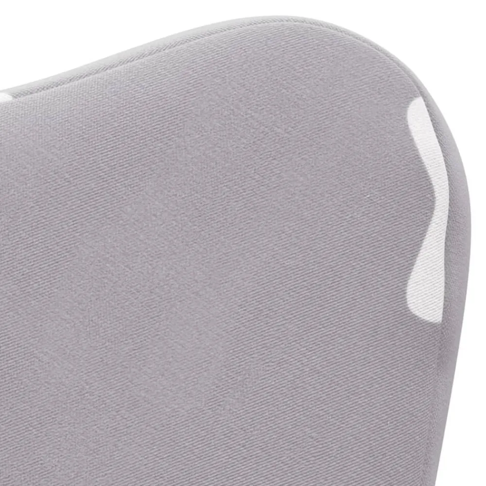 Niños vidaXL Mobiliario Para Bebés Y Niños Pequeños-Sofá cama de niños felpa suave gris claro con estrellas