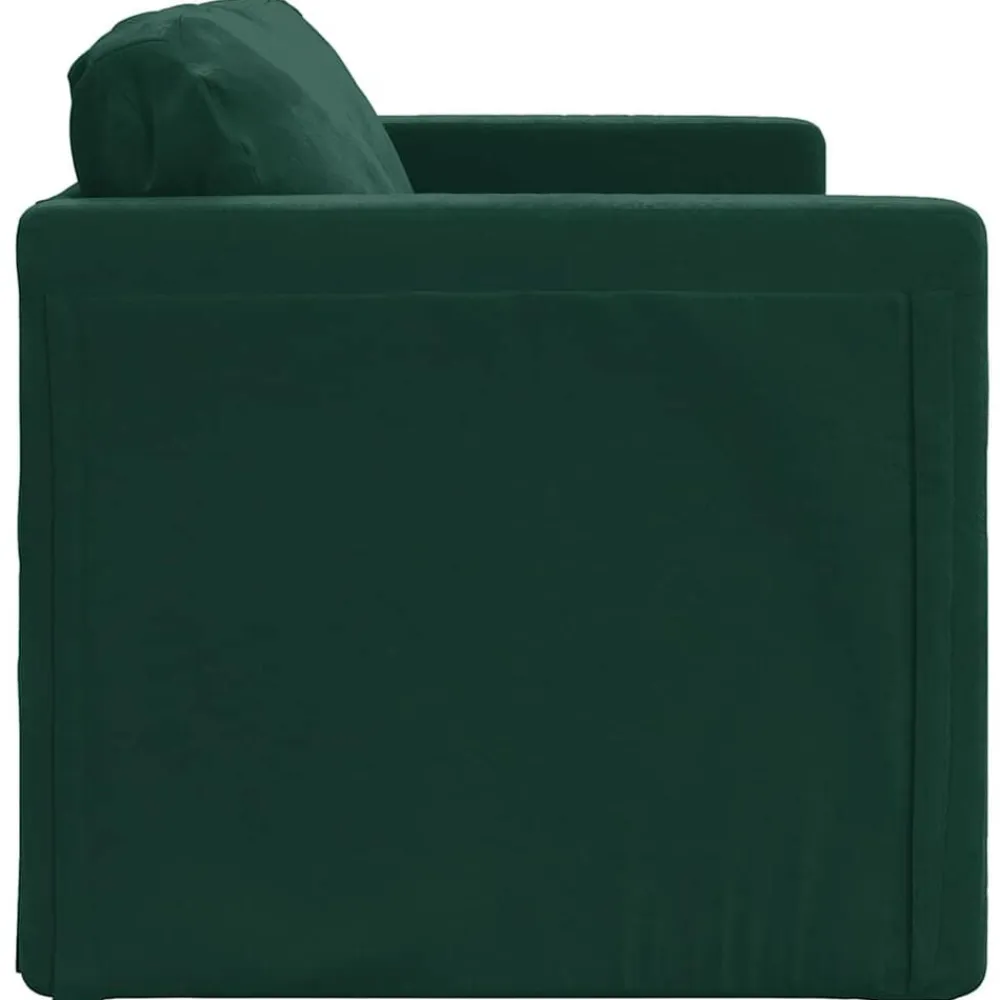 vidaXL Sofás-Sofá cama de suelo 2 en 1 terciopelo 122x204x55 cm