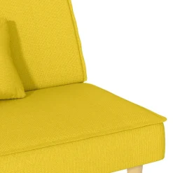 vidaXL Sofás-Sofá cama de tela claro