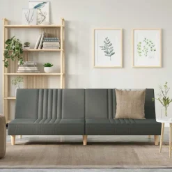 vidaXL Sofás-Sofá cama de tela