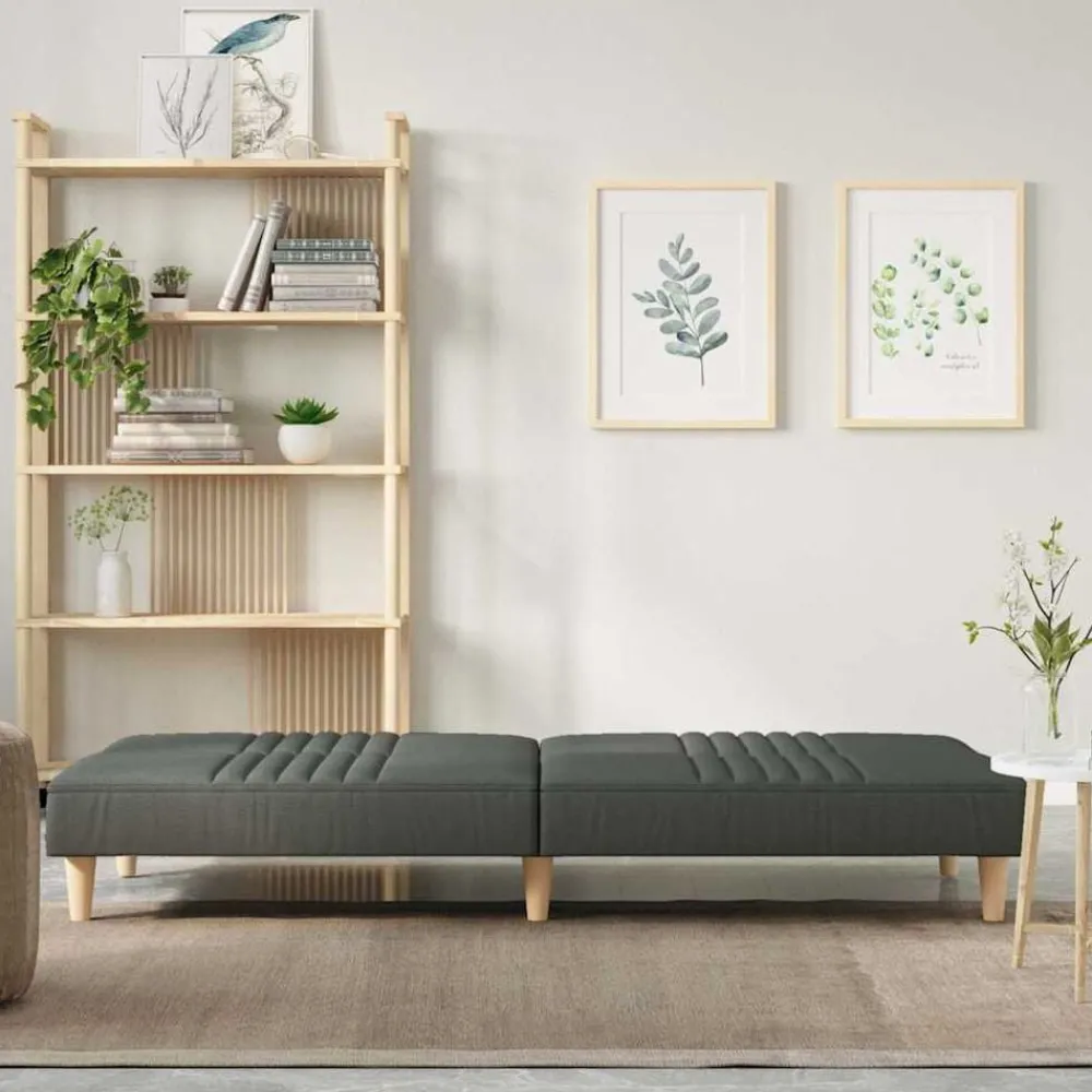vidaXL Sofás-Sofá cama de tela