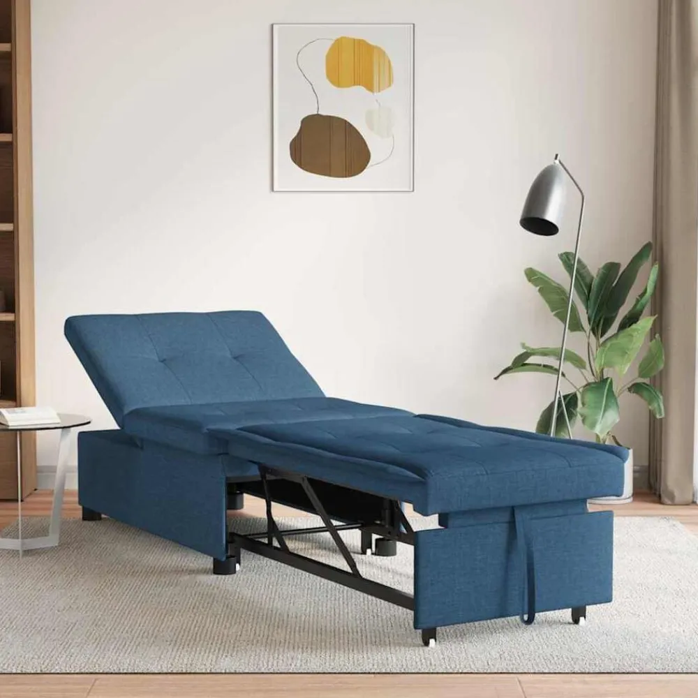 vidaXL Sofás-Sofá cama desplegable 194 x 50 x 82 cm tela