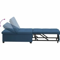 vidaXL Sofás-Sofá cama desplegable 194 x 50 x 82 cm tela