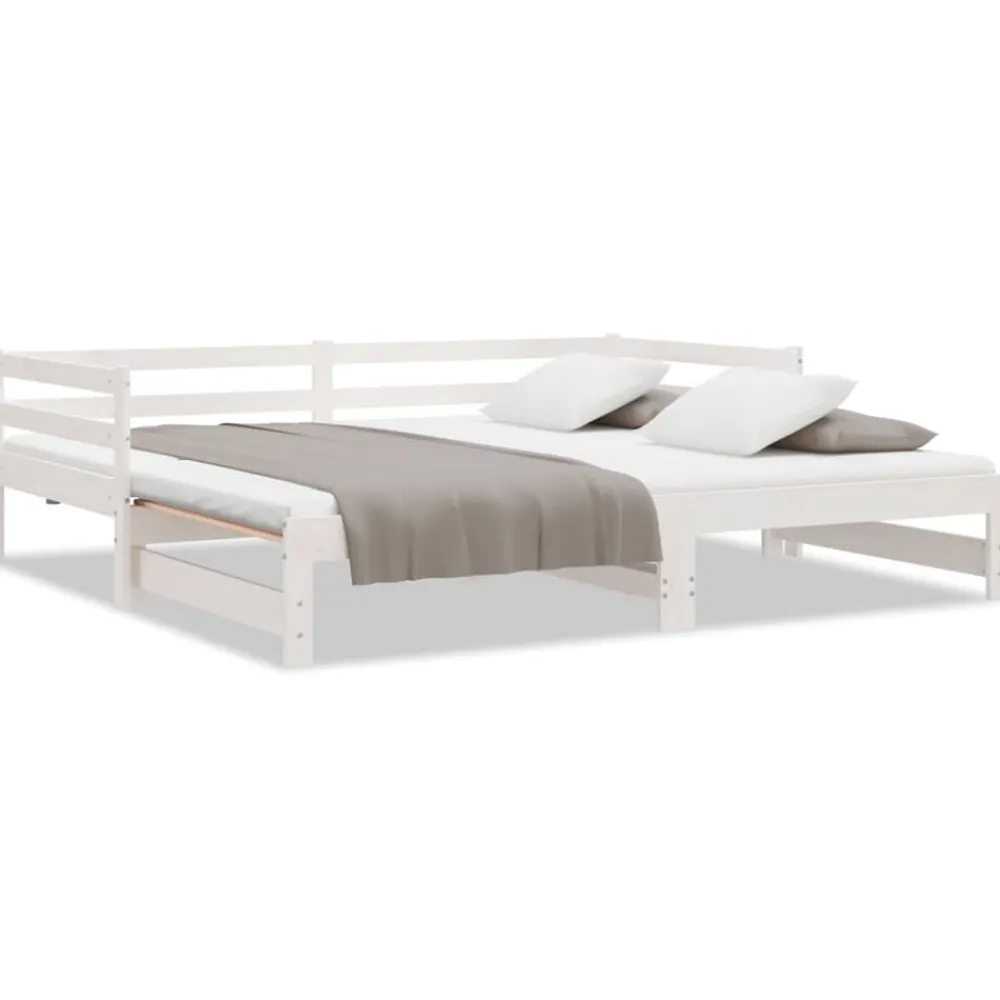 vidaXL Camas Y Accesorios-Sofá cama extraíble sin colchón 2x(90x200) cm