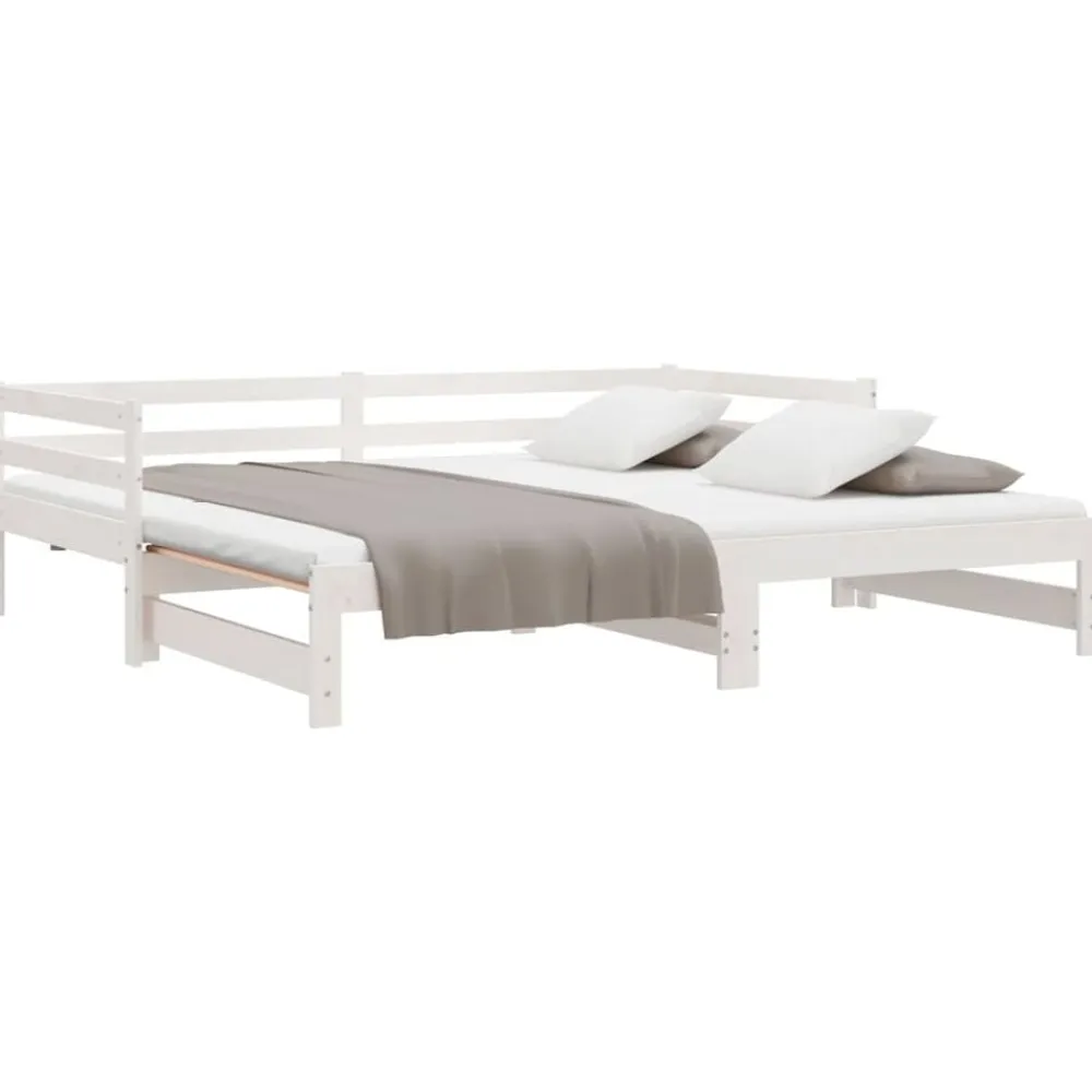 vidaXL Camas Y Accesorios-Sofá cama extraíble sin colchón 2x(90x200) cm