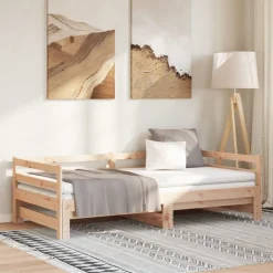 vidaXL Camas Y Accesorios-Sofá cama extraíble sin colchón 2x(90x200) cm
