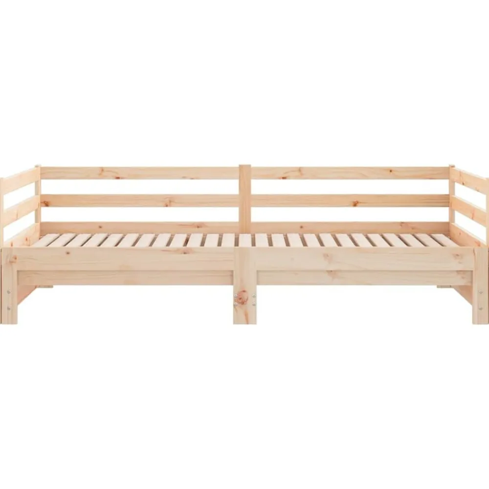 vidaXL Camas Y Accesorios-Sofá cama extraíble sin colchón 2x(90x200) cm
