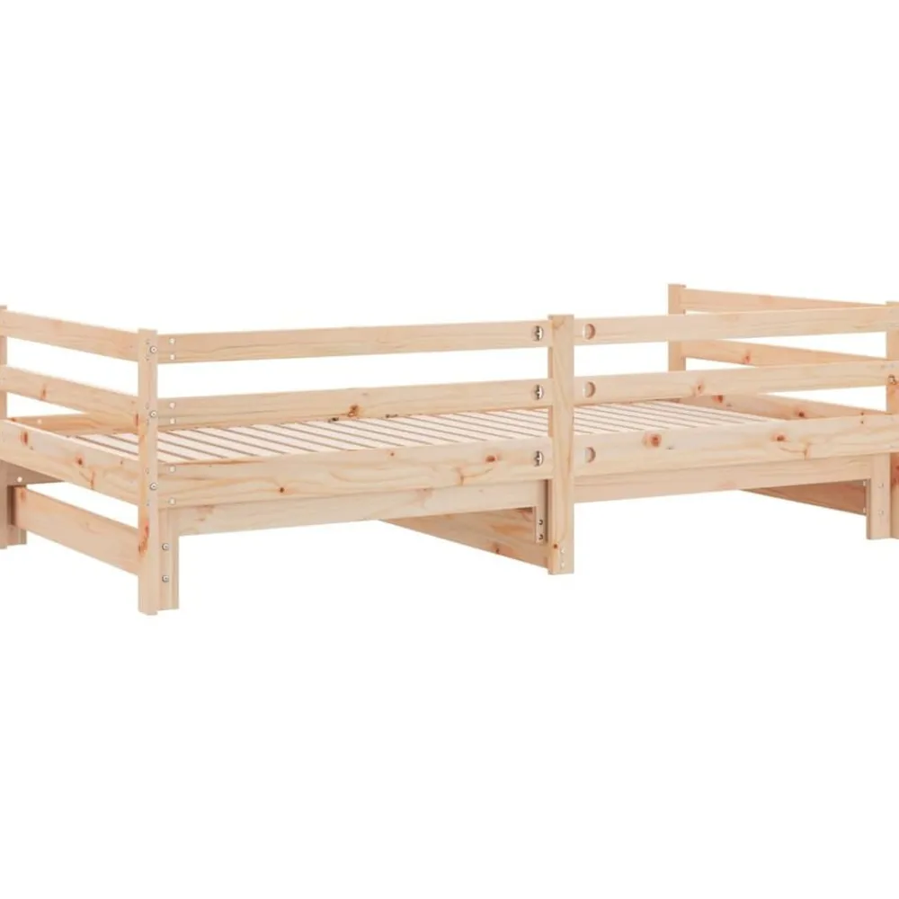 vidaXL Camas Y Accesorios-Sofá cama extraíble sin colchón 2x(90x200) cm