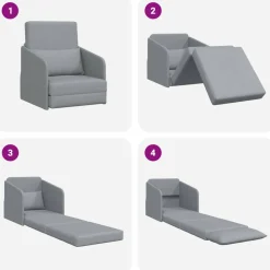 vidaXL Sofás-Sofá cama 65 x 80 x 83 cm tela