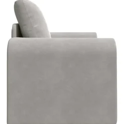 vidaXL Sofá cama 98 x 71 x 83 cm Terciopelo Gris claro Discount