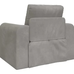 vidaXL Sofá cama 98 x 71 x 83 cm Terciopelo Gris claro Discount