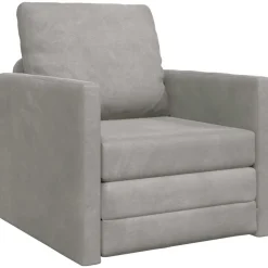 vidaXL Sofás-Sofá cama 74 x 77 x 81 cm Terciopelo