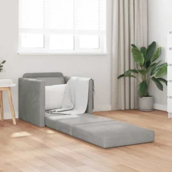 vidaXL Sofás-Sofá cama 74 x 77 x 81 cm Terciopelo