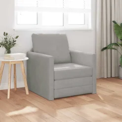 vidaXL Sofás-Sofá cama 74 x 77 x 81 cm Terciopelo