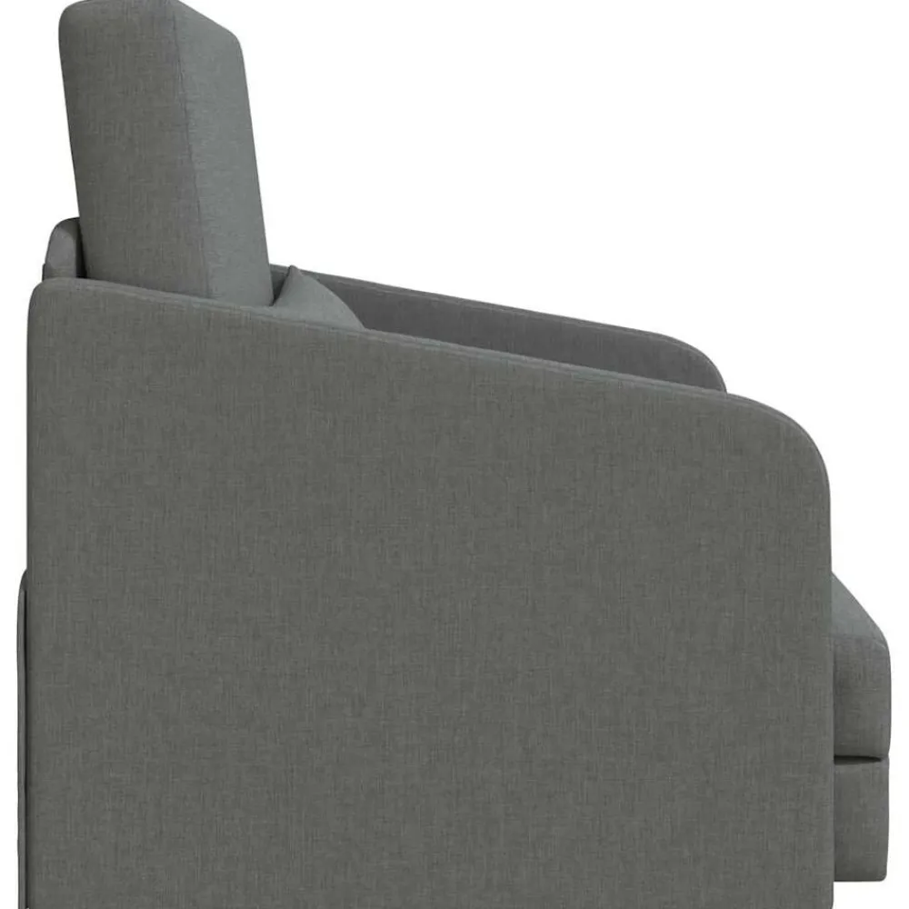 vidaXL Sofá cama 65 x 80 x 83 cm tela Gris oscuro Clearance
