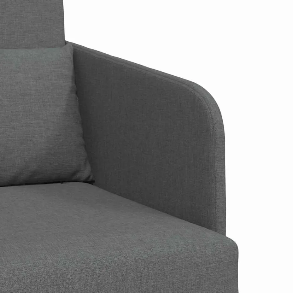 vidaXL Sofá cama 65 x 80 x 83 cm tela Gris oscuro Clearance