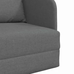 vidaXL Sofá cama 65 x 80 x 83 cm tela Gris oscuro Clearance