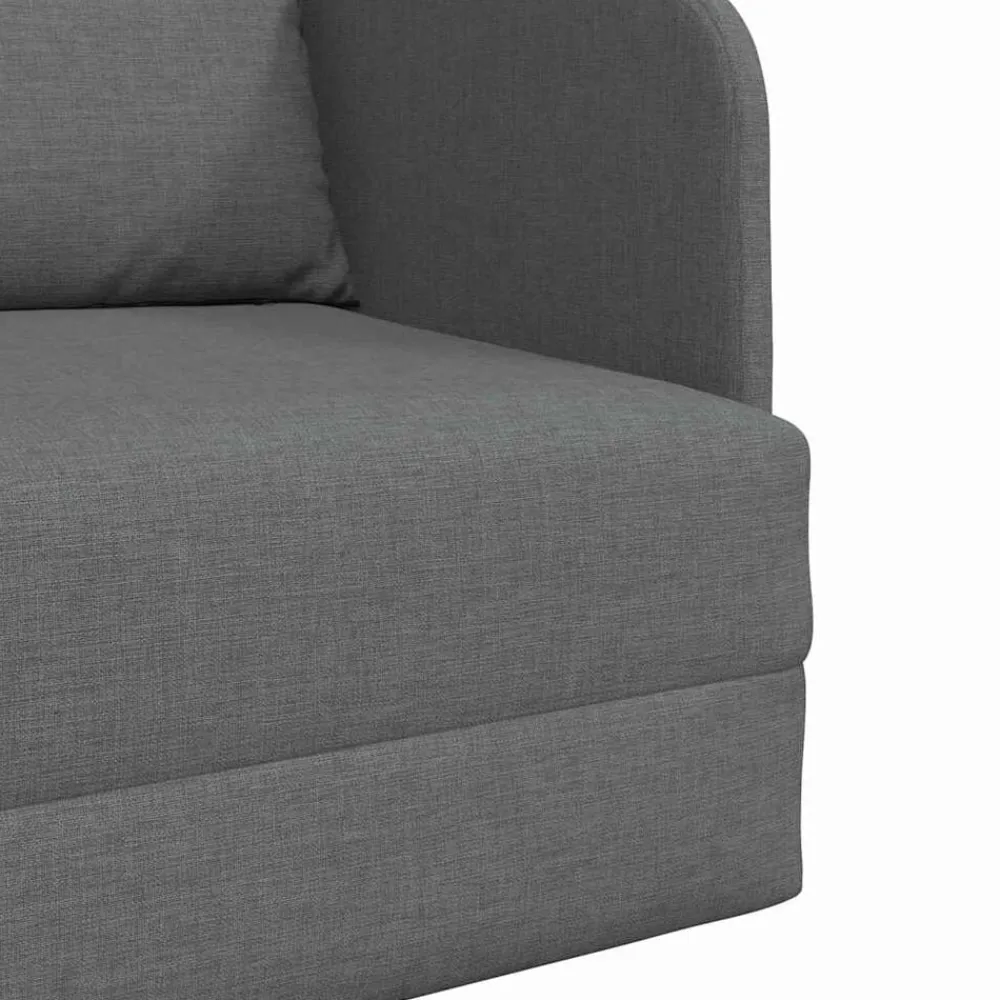vidaXL Sofá cama 65 x 80 x 83 cm tela Gris oscuro Clearance