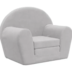 Niños vidaXL Mobiliario Para Bebés Y Niños Pequeños-Sofá cama infantil felpa suave