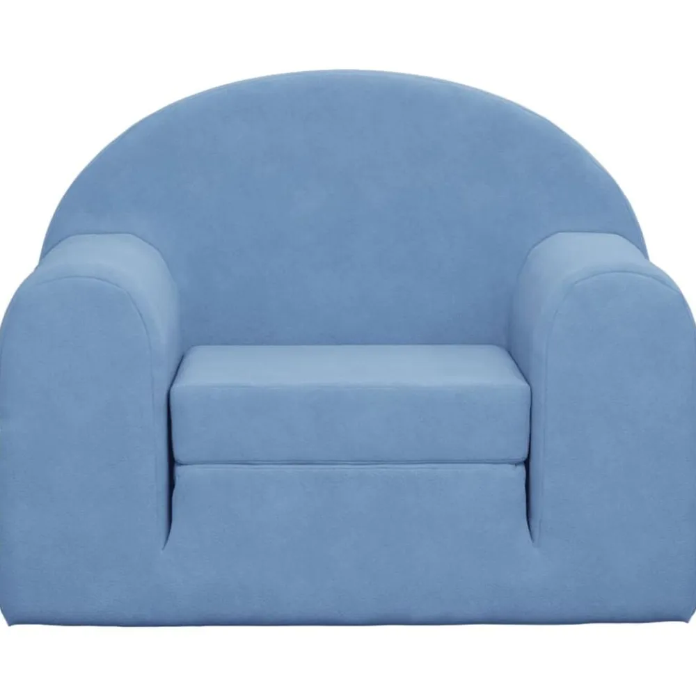Niños vidaXL Mobiliario Para Bebés Y Niños Pequeños-Sofá cama infantil felpa suave