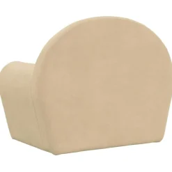 Niños vidaXL Mobiliario Para Bebés Y Niños Pequeños-Sofá cama infantil de felpa suave color