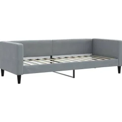 vidaXL Camas Y Accesorios-Sofá cama nido con cajones tela 80x200 cm