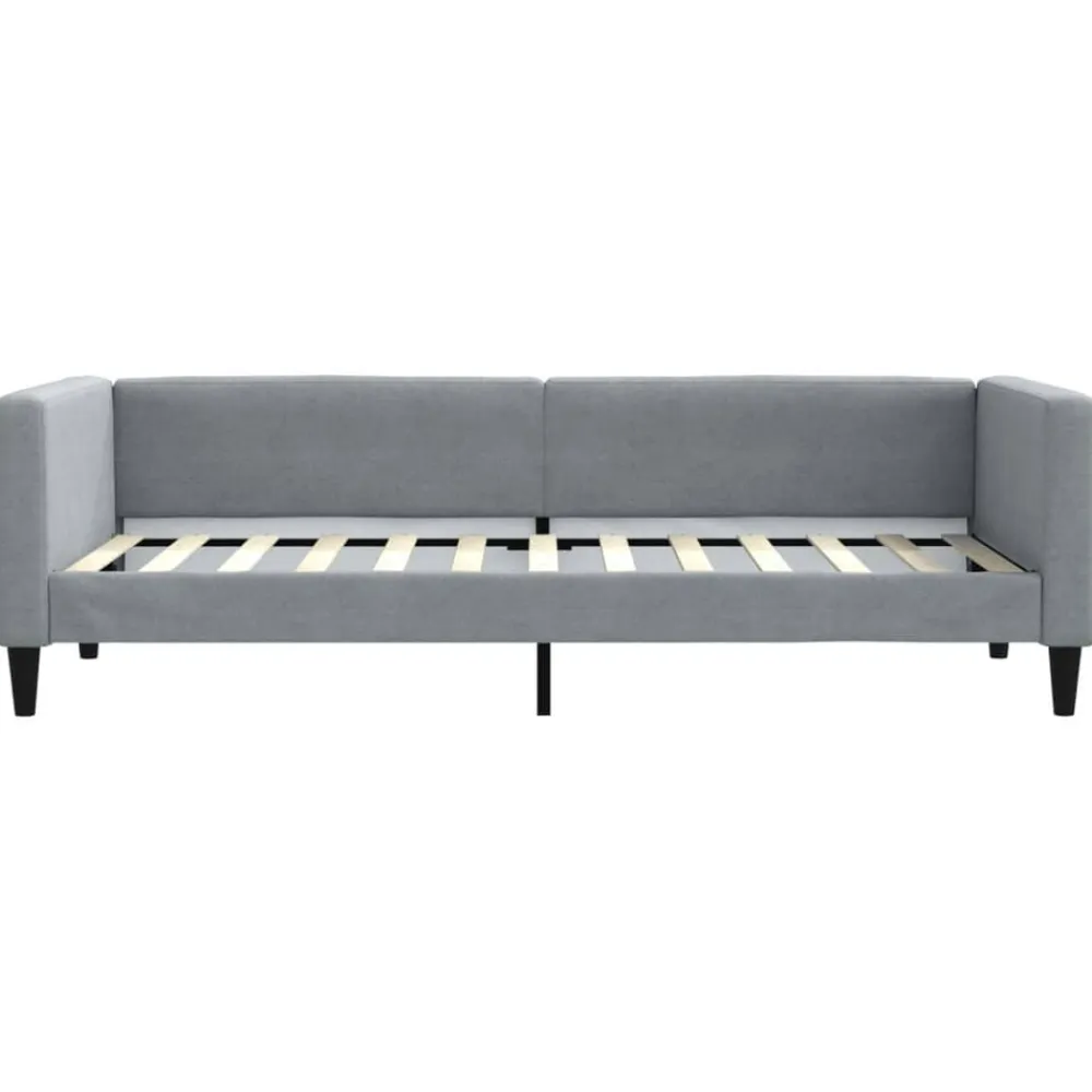 vidaXL Camas Y Accesorios-Sofá cama nido con cajones tela 80x200 cm