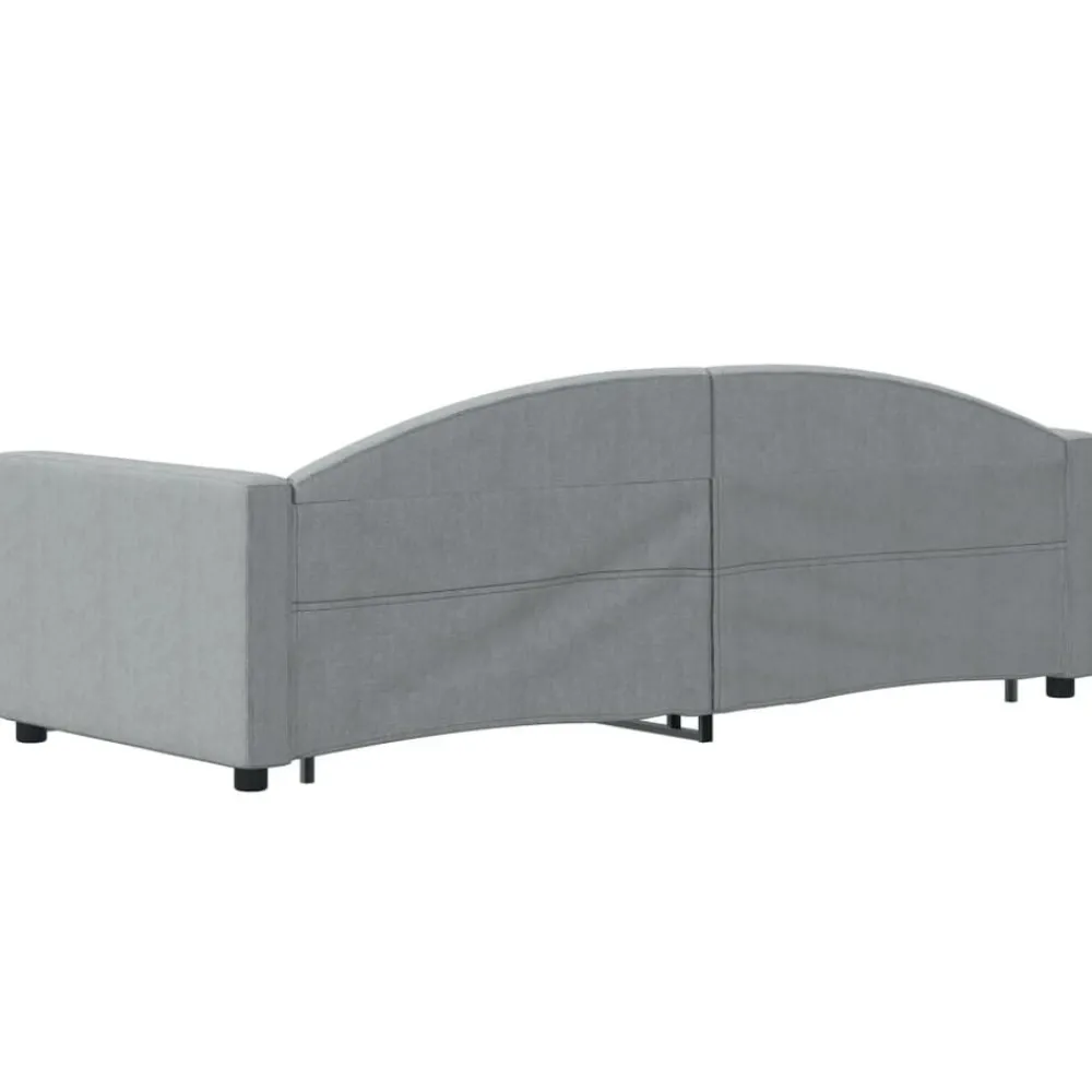 vidaXL Camas Y Accesorios-Sofá cama nido con cajones tela 80x200 cm