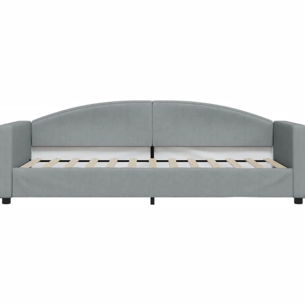 vidaXL Camas Y Accesorios-Sofá cama nido con cajones tela 80x200 cm