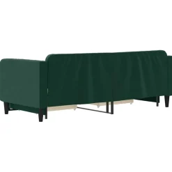 vidaXL Camas Y Accesorios-Sofá cama nido con cajones terciopelo 80x200 cm