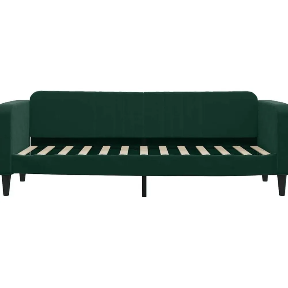 vidaXL Camas Y Accesorios-Sofá cama nido con cajones terciopelo 80x200 cm