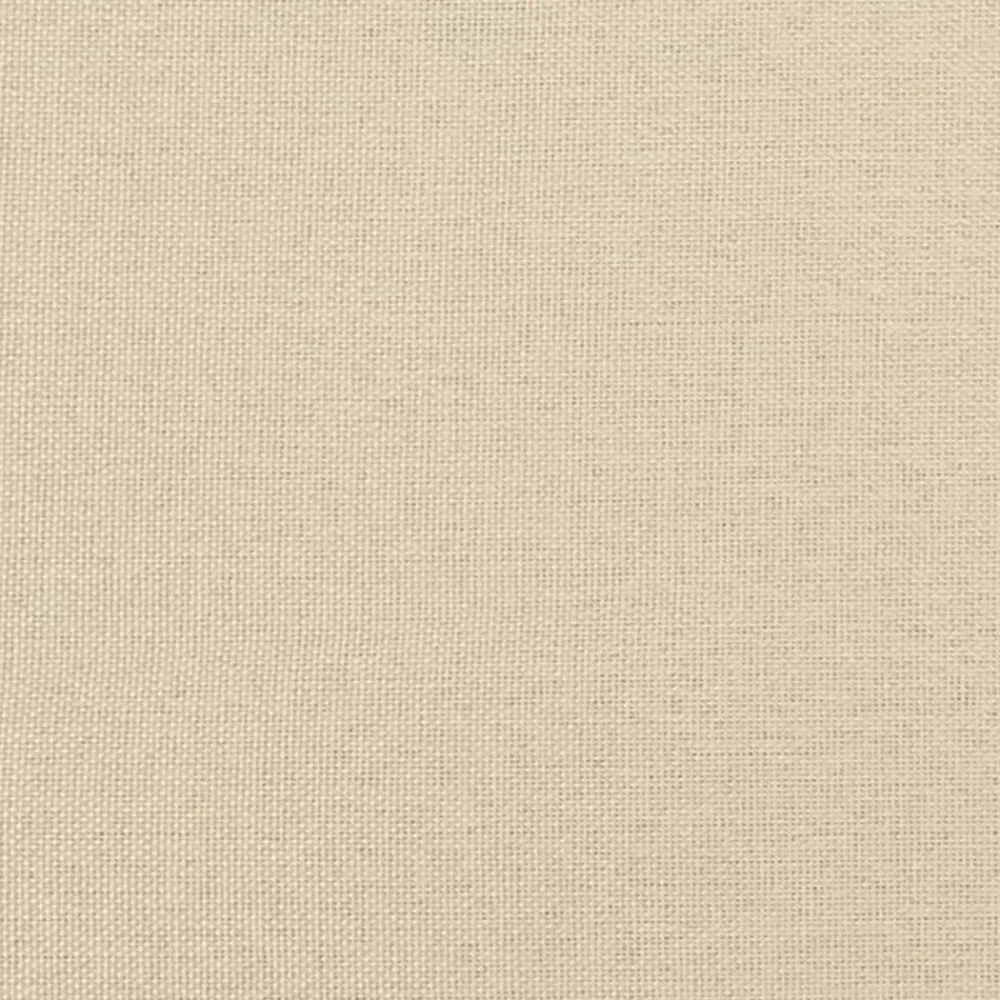 vidaXL Sofá cama nido con colchón tela 80x200 cm Crema