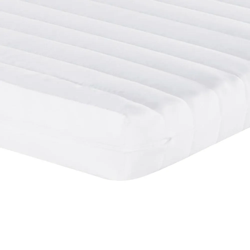 vidaXL Sofá cama nido con colchón tela 80x200 cm Crema