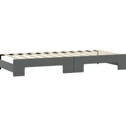 vidaXL Sofá cama nido con colchón tela 80x200 cm Gris oscuro Hot