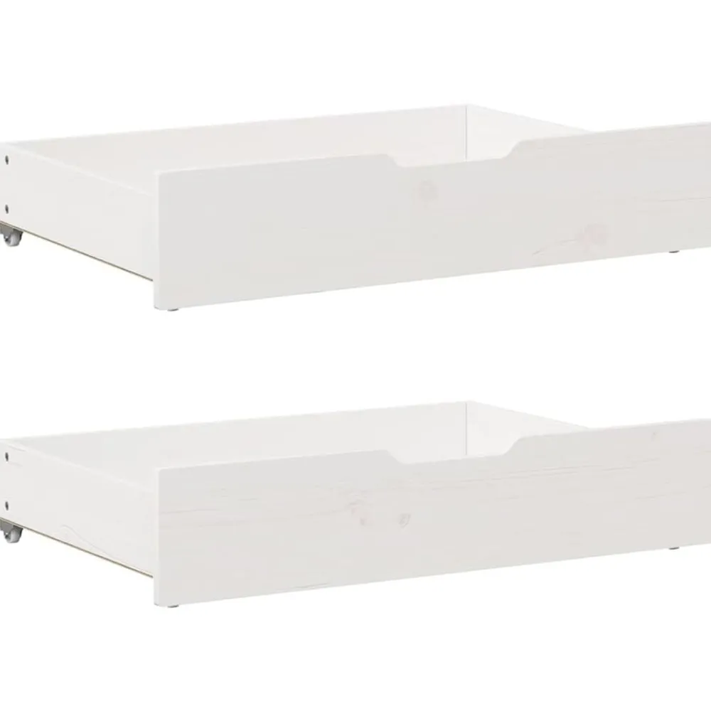 vidaXL Camas Y Accesorios-Sofá cama nido con cajones sin colchón 90x200 cm