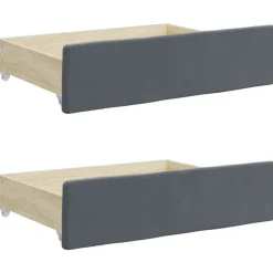 vidaXL Camas Y Accesorios-Sofá cama nido con cajones terciopelo 80x200 cm