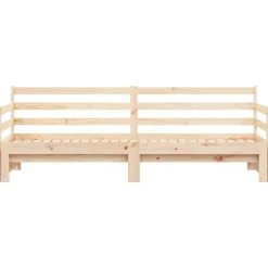 vidaXL Sofá cama nido madera maciza de pino 90x200 cm Natural Online