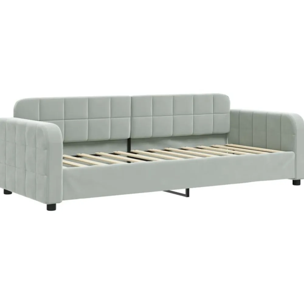 vidaXL Camas Y Accesorios-Sofá cama nido terciopelo 80x200 cm