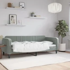 vidaXL Camas Y Accesorios-Sofá cama sin colchón terciopelo 80x200 cm