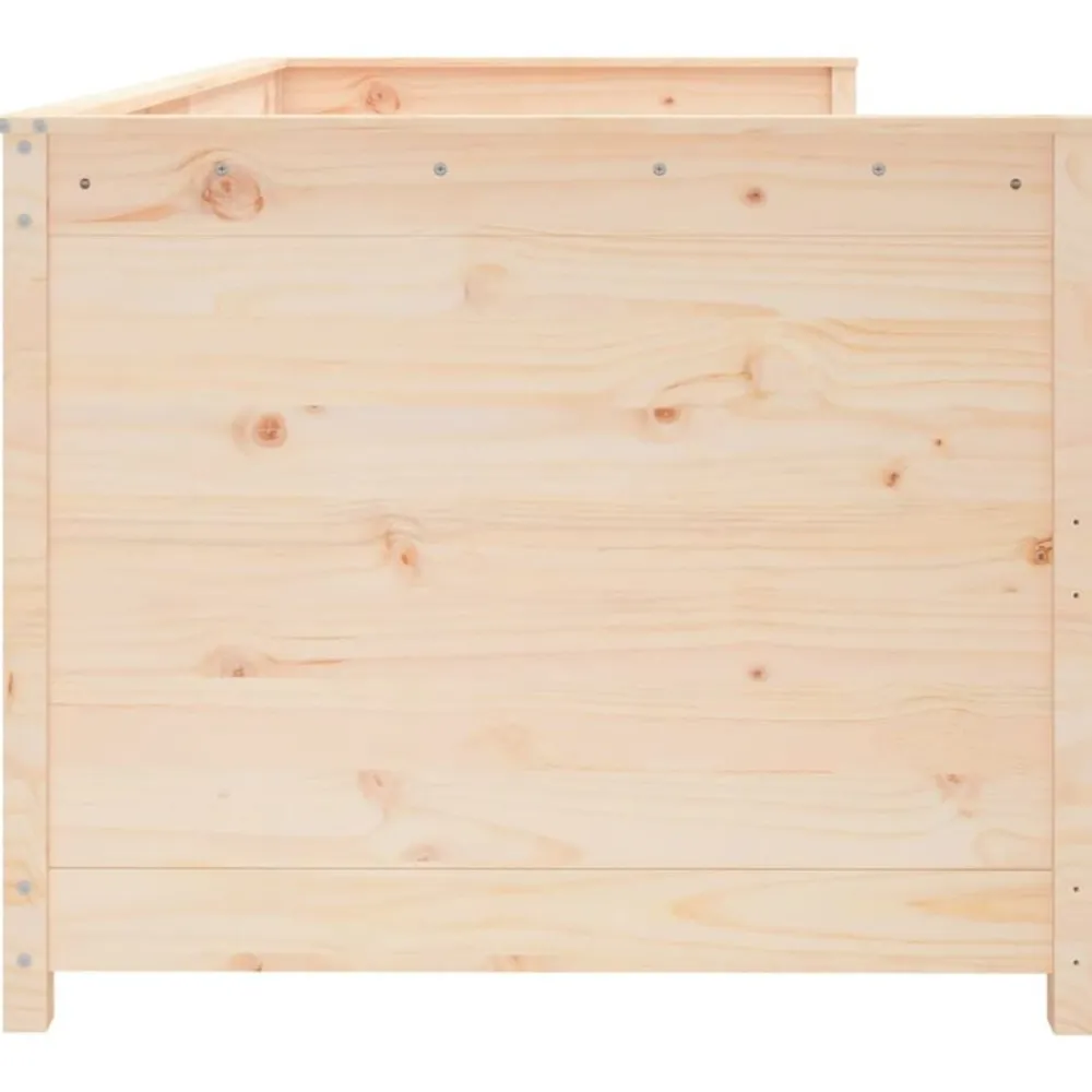 vidaXL Camas Y Accesorios-Sofá cama sin colchón madera maciza de pino 80x200 cm