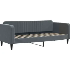 vidaXL Sofá cama terciopelo 80x200 cm Gris oscuro Hot
