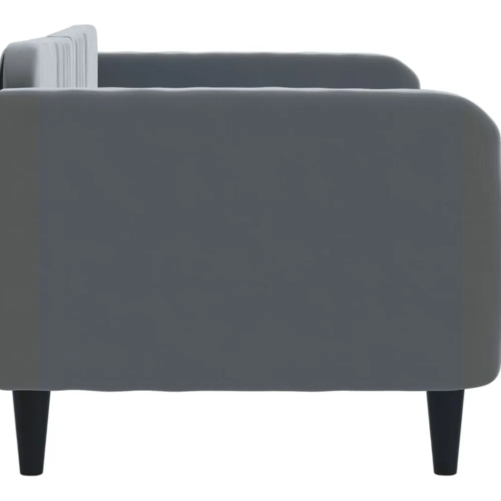 vidaXL Sofá cama terciopelo 80x200 cm Gris oscuro Hot