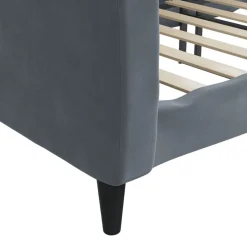 vidaXL Sofá cama terciopelo 80x200 cm Gris oscuro Hot