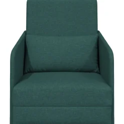 vidaXL Sofá cama 65 x 80 x 83 cm tela Verde oscuro Online