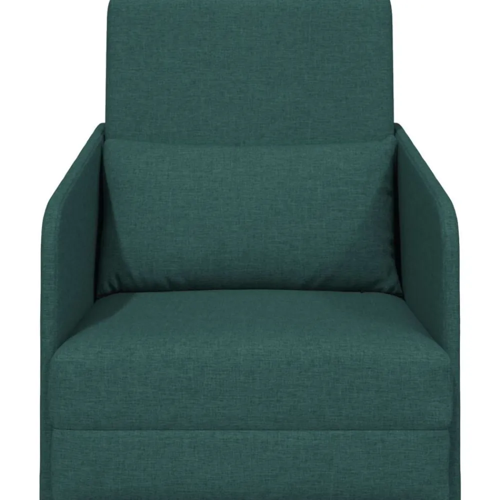 vidaXL Sofá cama 65 x 80 x 83 cm tela Verde oscuro Online