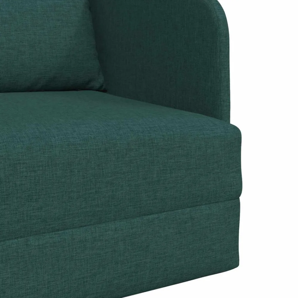 vidaXL Sofá cama 65 x 80 x 83 cm tela Verde oscuro Online